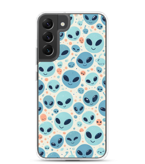 “Cosmic Smiles” Clear Phone Case