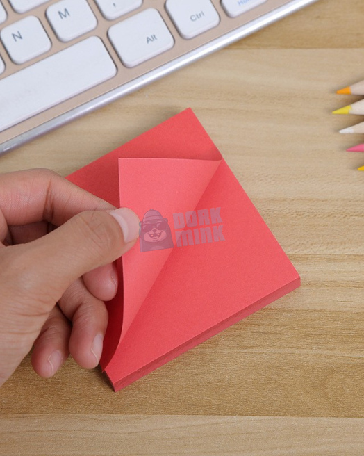 Fluorescent Sticky Notes for Labels & Reminders