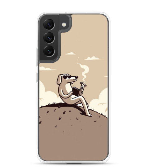 “Dog of Deep Thoughts” Clear Phone Case