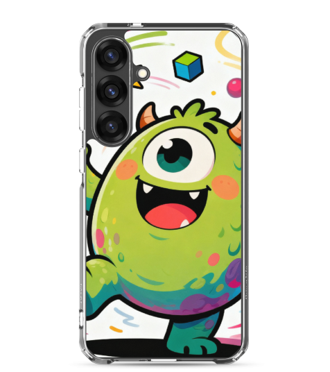 "The Chubby Monster" Clear Phone Case