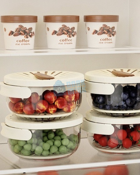 Foldable Fruit & Vegetable Drain Basket with Lid